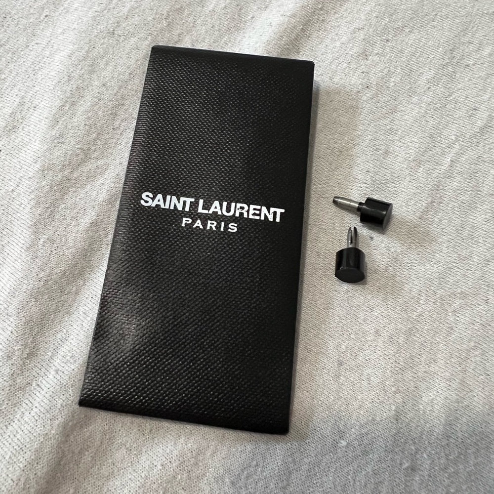 Saint Laurent Heel peg replacement pumps Shoes Black